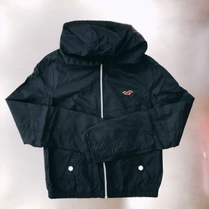 🔔HOLLISTER🔔 Navy Mesh-Lined Full-Zip Windbreaker